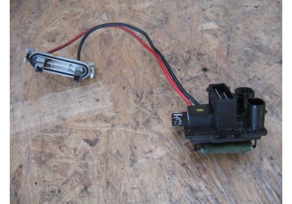 резистор, опір вентилятора пічки Renault Clio II (98-01), Symbol (02-08), Kangoo, 7701206351, 7701059206*